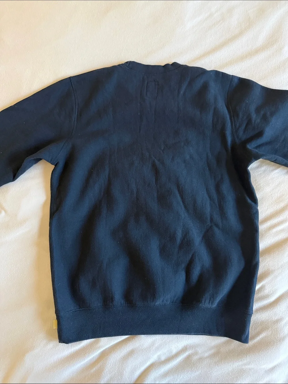 OVO Owl Logo black Crewneck Sweatshirt - Yellow Owl Graphic